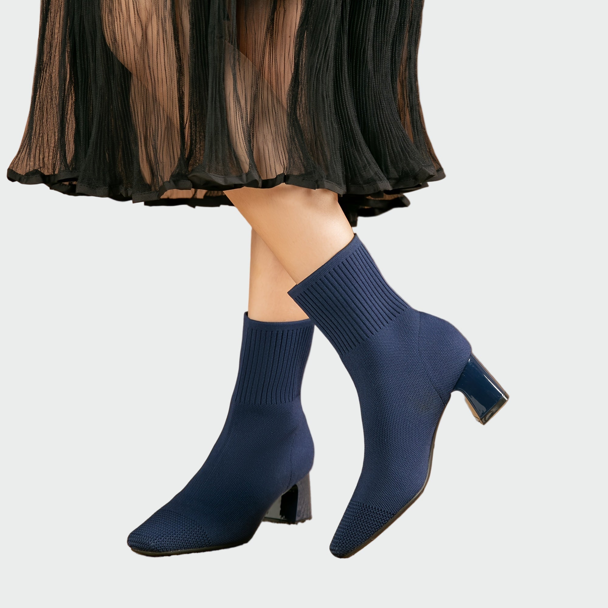 Camila™ | Botas Ortopédicas de Punto en Beige Suave