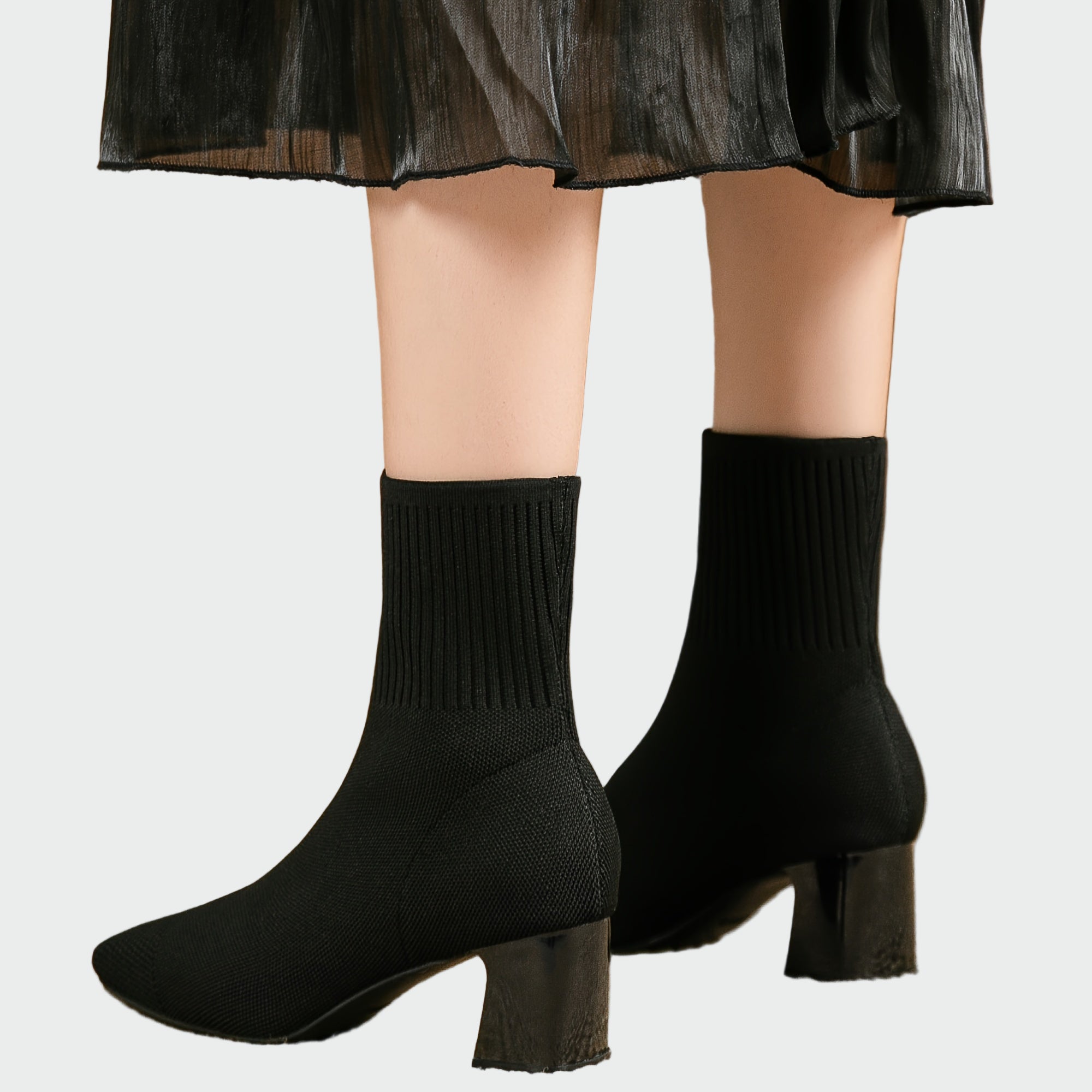 Camila™ | Botas Ortopédicas de Punto en Beige Suave