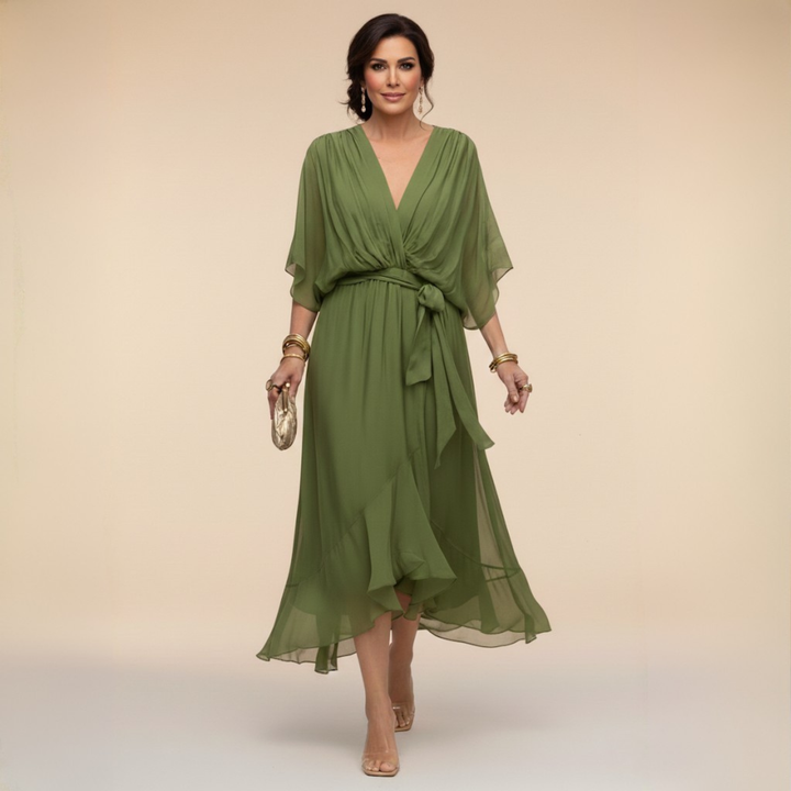Elena™ | Vestido elegante de chiffon