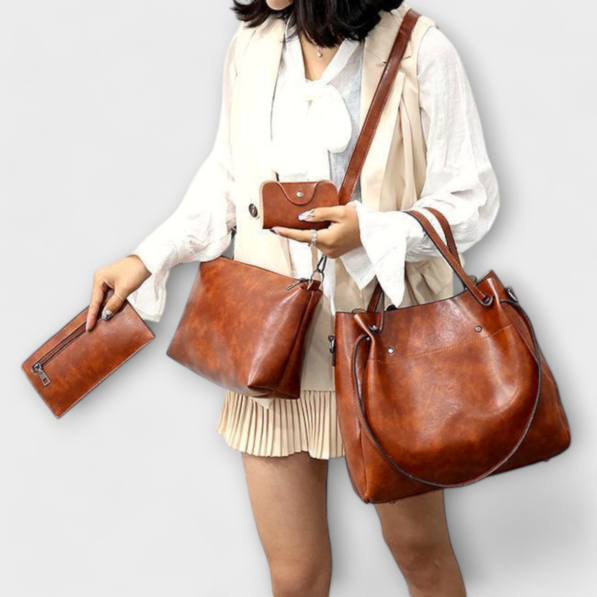 Isabela™ | Conjunto de Bolsos Vintage Elegantes