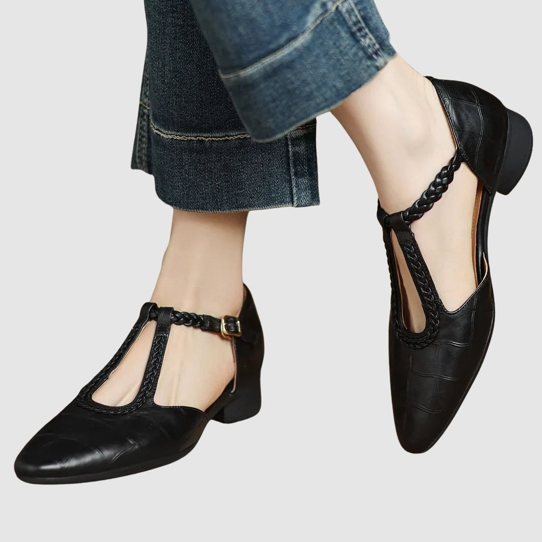 Lorena™ | Zapatos Ortopédicos de Cuero