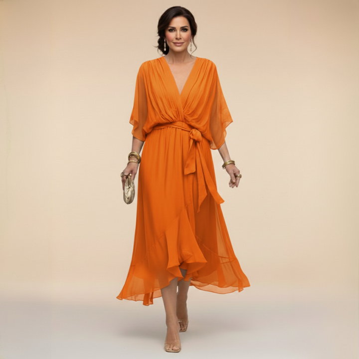 Elena™ | Vestido elegante de chiffon