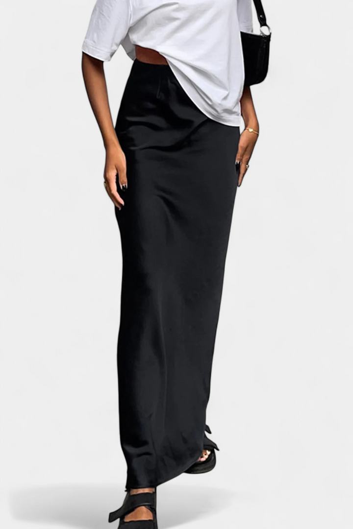 Candela™ | Falda Maxi Utility de Diseño Liso y Estilo Pulido