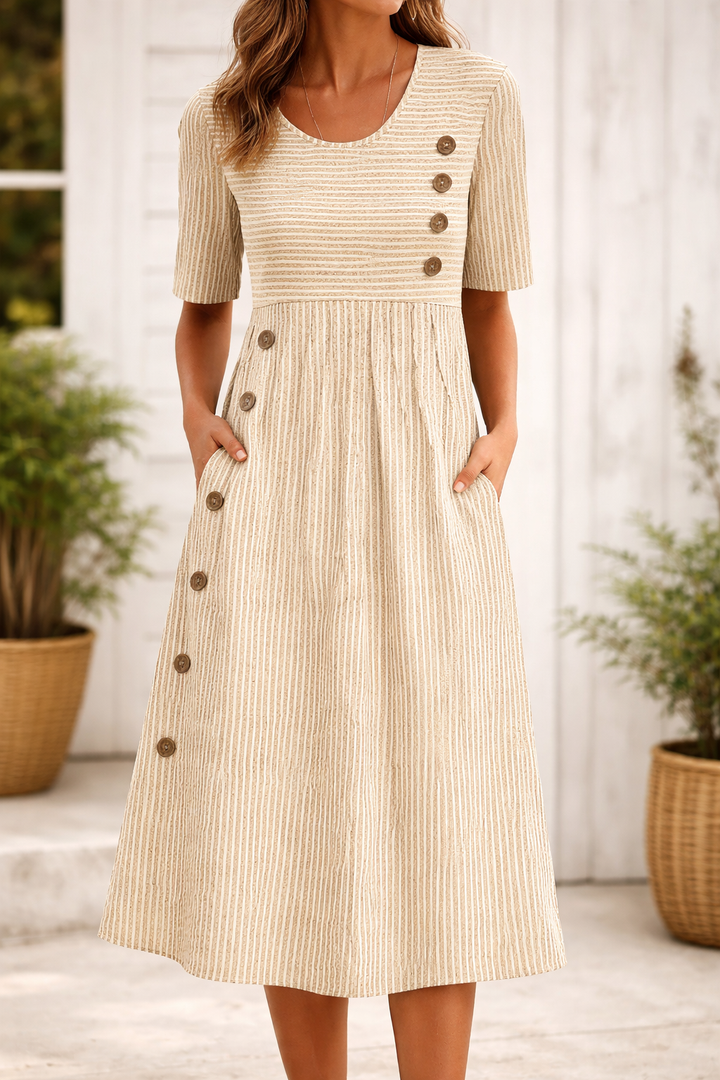 Camila™ | Vestido con botones