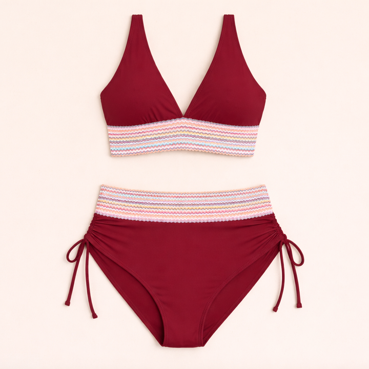 Nerina™ | Bikini elegante de talle alto