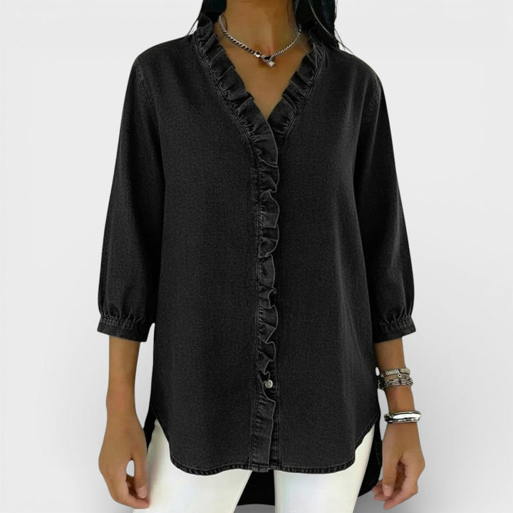 Raquel™ | Blusa Sofisticada con Volantes