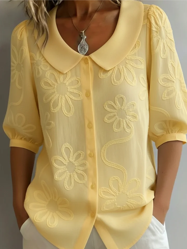 Valeria™ | Blusa con Bordado Floral
