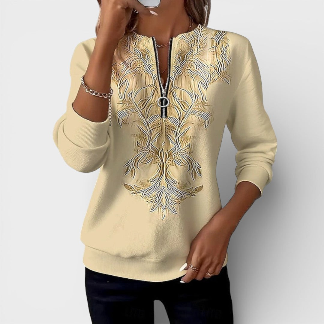 Helena™ | Suéter con Cremallera Elegante