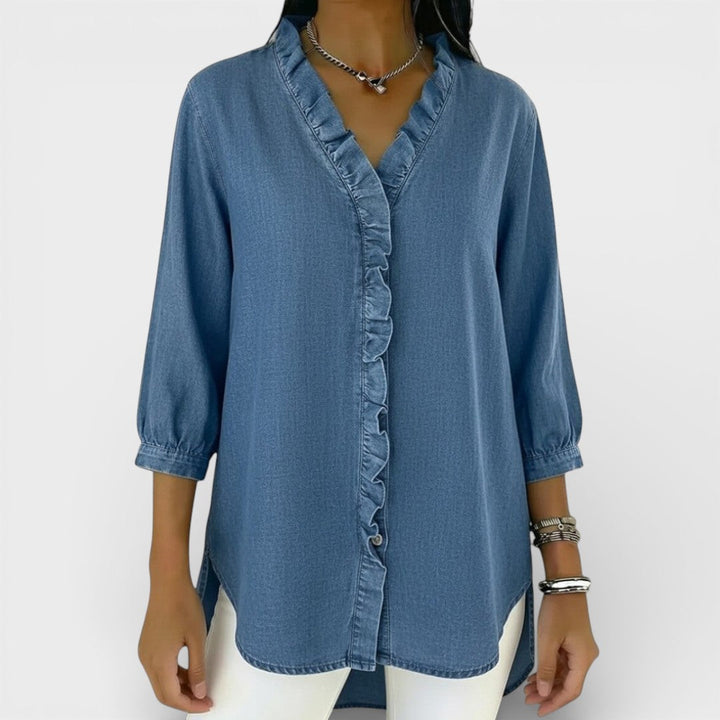 Raquel™ | Blusa Sofisticada con Volantes