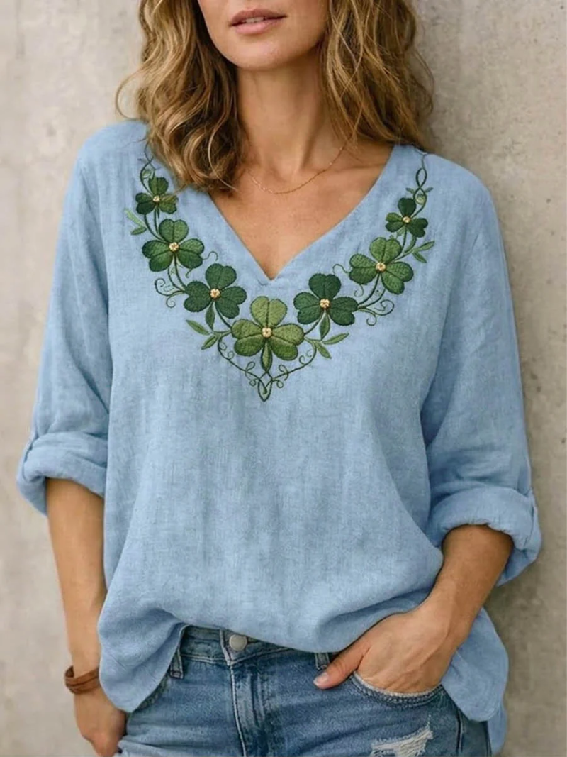 Mila™ | Blusa con escote en V