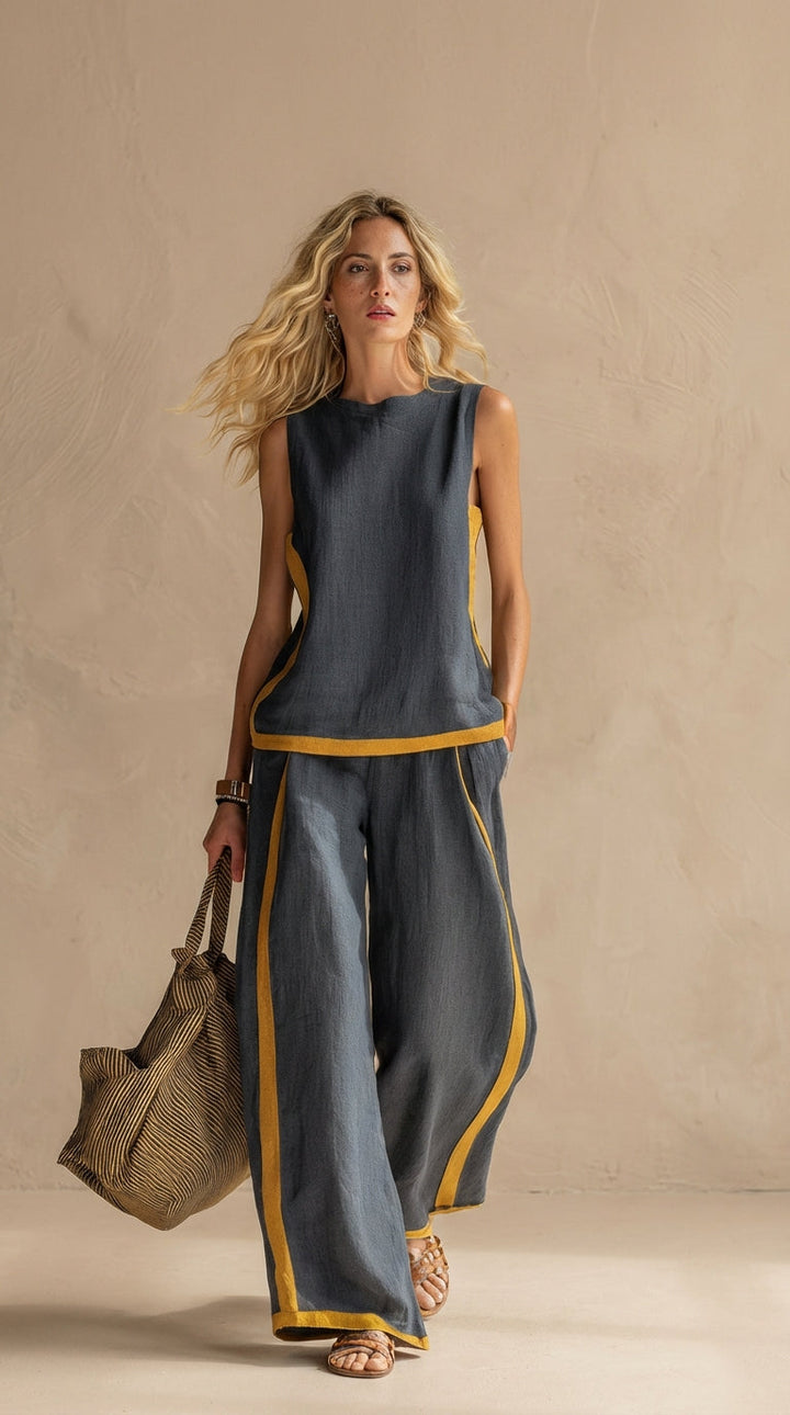 Sofía™ | Conjunto de lino y algodón