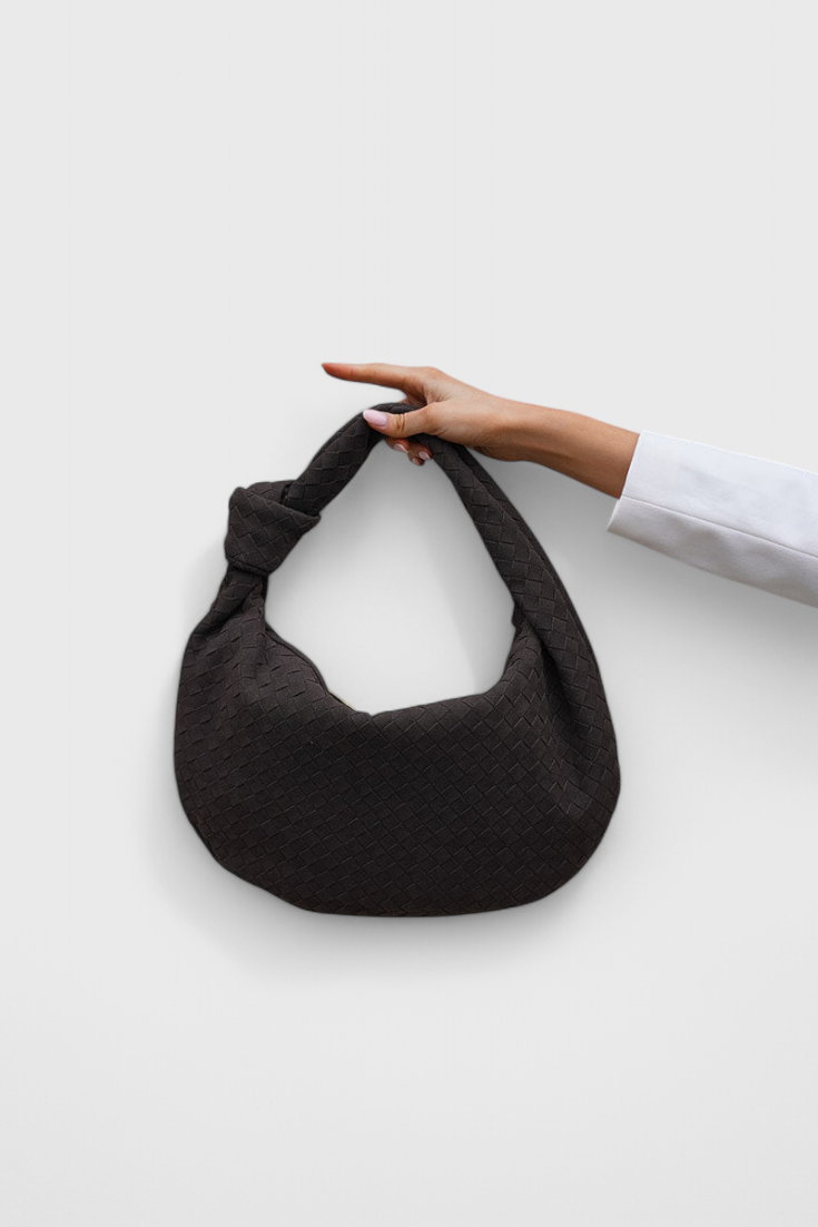 Carolina™ | Bolso Mediano Tejido con Detalle de Nudo