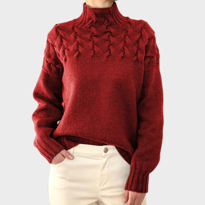 Ariana™ | Suéter de punto cálido con cuello alto
