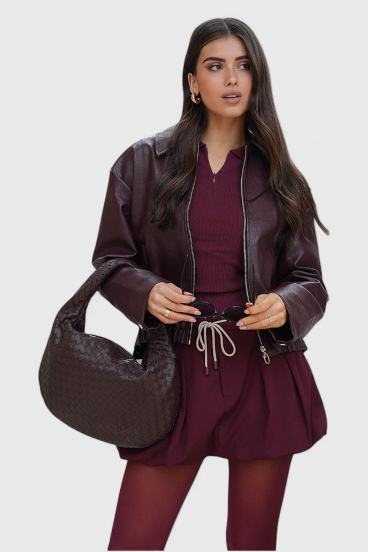 Carolina™ | Bolso Mediano Tejido con Detalle de Nudo